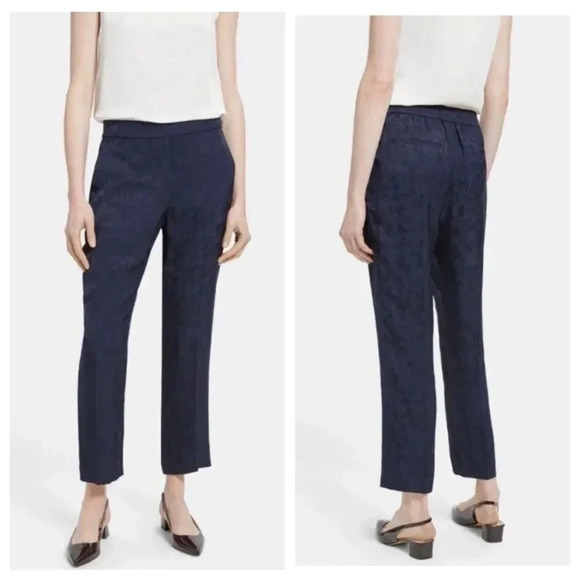 NWT Theory Jacquard Pull-On Trouser size 2 - Picture 1 of 12
